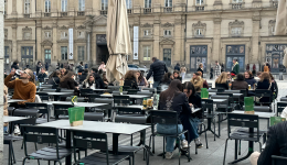 Des terrasses à Lyon.