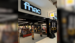 La devanture du nouveau magasin Fnac du Cendre