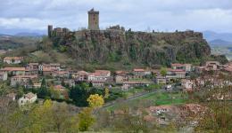 La forteresse de Polignac en Haute-Loire.