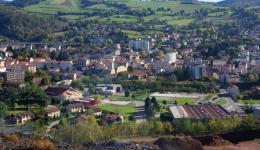 La ville de La Ricamarie, près de Saint-Etienne..