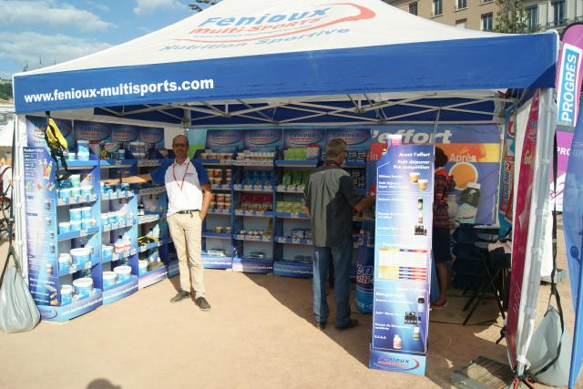 Stand Funioux à Run in Lyon. © Radio SCOOP