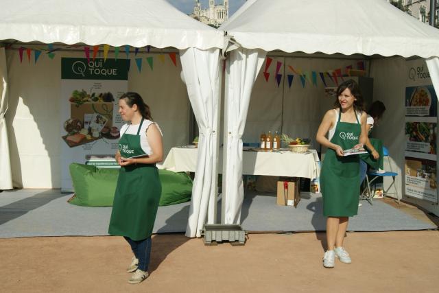 Stand Quitoque à Run in Lyon. © Radio SCOOP