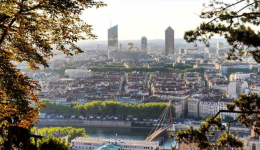 Une vue de Lyon.