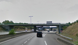 La Rocade-Est de Lyon à hauteur de Décines (Rhône).