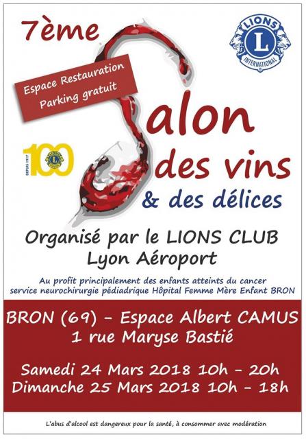 7ème édition du Salon des Vins et des Délices à Bron