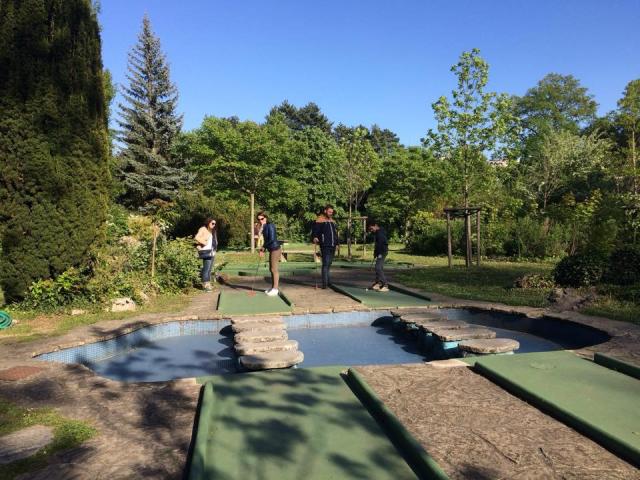 Mini-golf au parc de la Tête d'Or