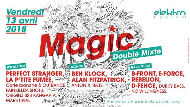 Soirée Magic : Ben Klock, Alan Fitzpatrick, Perfect Stranger, B-Front