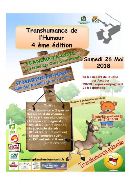 Transhumance de l'humour 2018