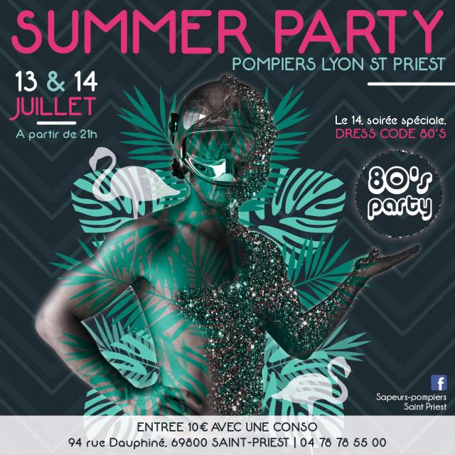 Summer Party des pompiers de Saint-Priest