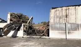 Les Etablissements Gesler suite à l'incendie