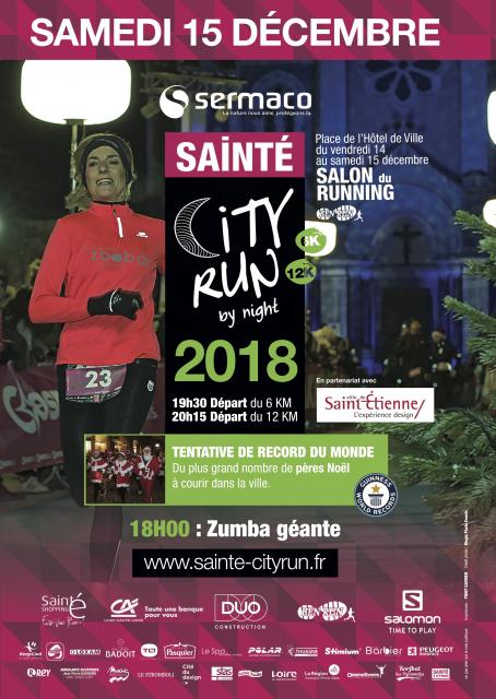 Sainté City Run by night