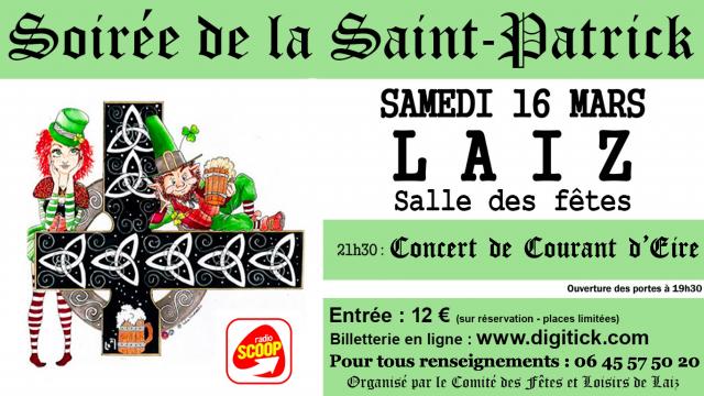 Fête de la Saint Patrick à Laiz