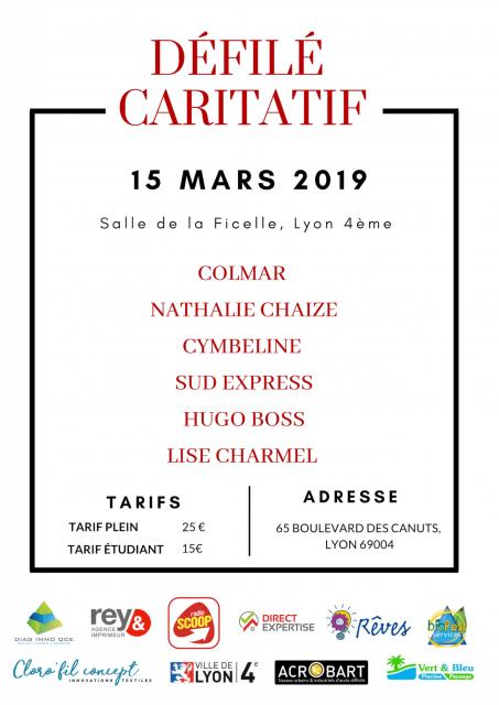 Affiche défilé caritatif : Défile & Rêve