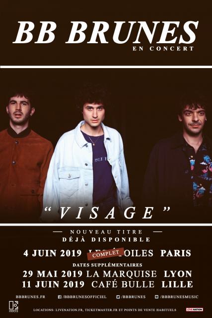 Affiche BB Brunes en concert 2019