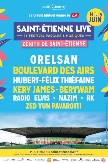 Affiche Saint-Étienne Live