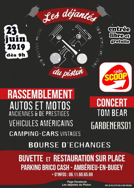 Affiche Les déjantés du piston 2019