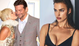 Bradley Cooper, Lady Gaga et Irina Shayk
