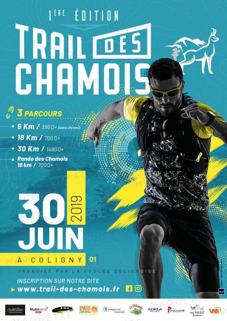 Affiche Trail des Chamois 2019