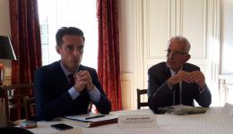 Le secrétaire dâEtat aux transports Jean-Baptiste Djebbari et Guillaume Pepy