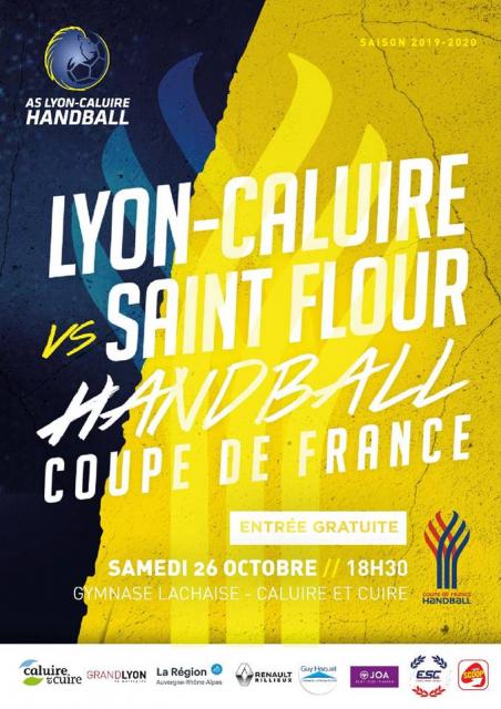 AS Lyon-Caluire Handball vs Saint Flour