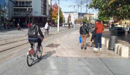 Les cyclistes doivent poser pied-Ã -terre dans le centre-ville de Clermont-Ferrand