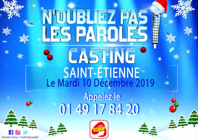 Casting de l'émission "N'oubliez pas les paroles" à Saint-Étienne