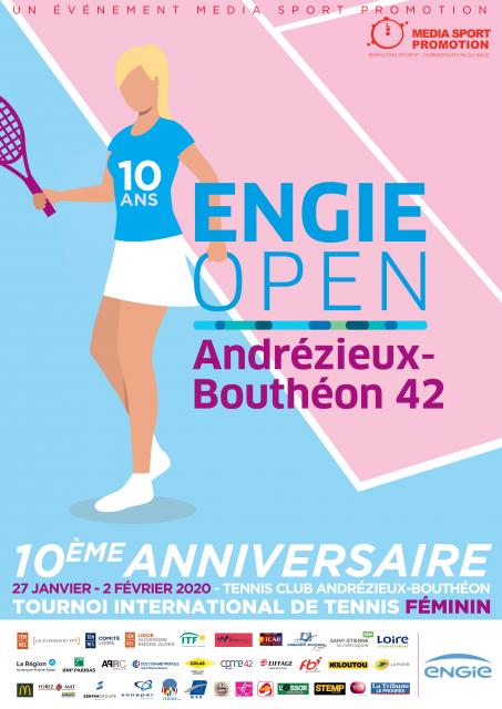 Affiche 10 ans d'Engie Open à Andrézieux-Bouthéon