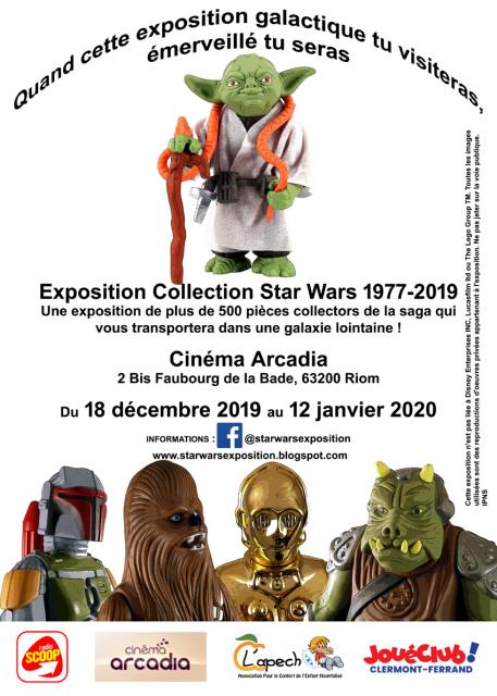 Affiche Exposition Collection Star Wars 1977-2019