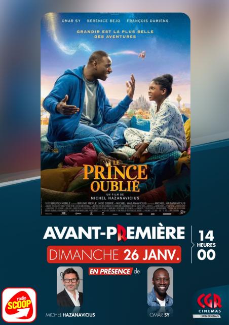 "Le Prince Oublié" en avant-première au CGR Cinéma de Lyon Brignais