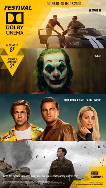 Affiche 1ère édition du Festival Dolby Cinéma