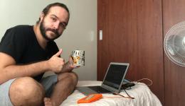 Téo, confiné au Pérou