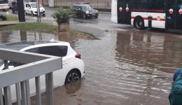 Inondation consécutive à un orage dans l'agglomération de Lyon