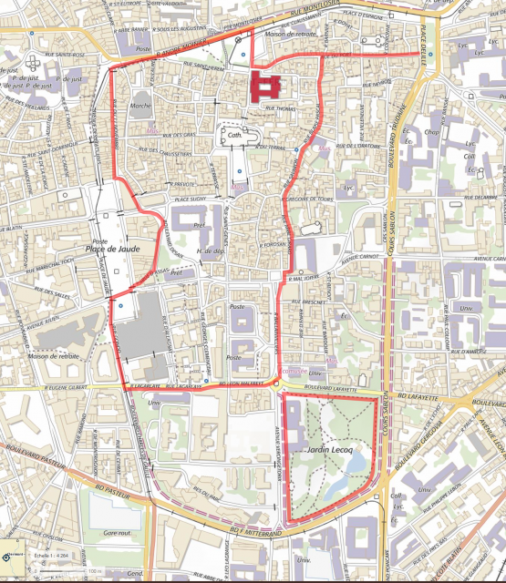 Le port du masque est obligatoire dans le centre de Clermont à partir du 15 août © Préfecture du Puy-de-Dôme