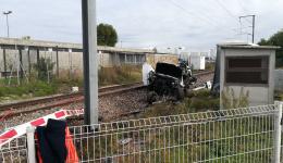 L'accident entre une voiture et un train à Bourg-en-Bresse a fait 2 morts