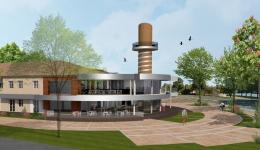 La future Cité des Climats et vins de Bourgogne, à Mâcon