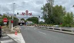 Fermeture du tunnel Quai Bellevue à Lyon