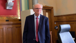 Le président du Département de la Loire, Georges Ziegler