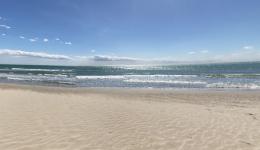 Une plage à la Grande Motte