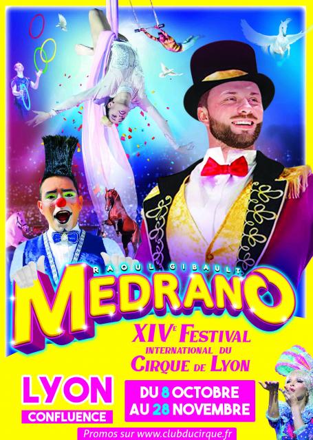 Affiche XIVème Festival International du Cirque de Lyon : Medrano