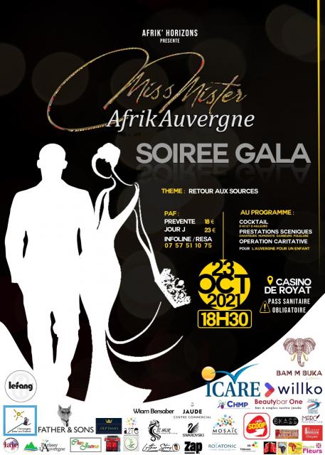 Gala Caritatif Miss et Mister Afrik'Auvergne 2021