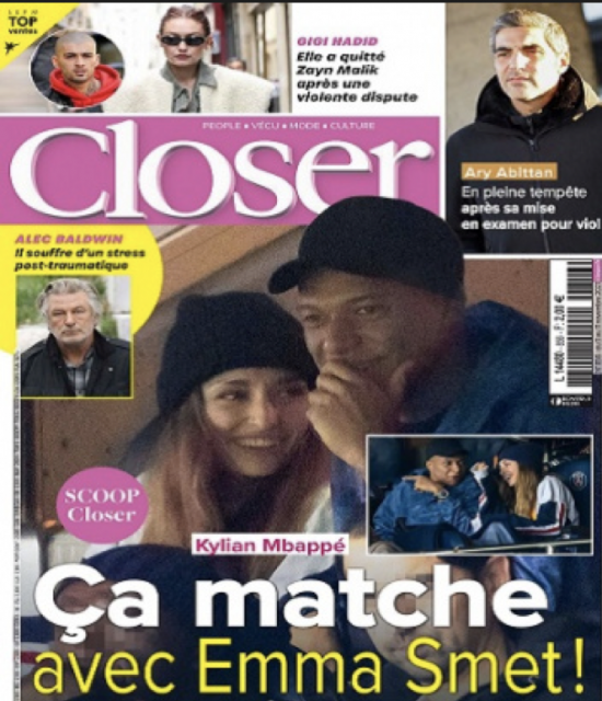 kylian M Bappé en couple ? © couverture Closer