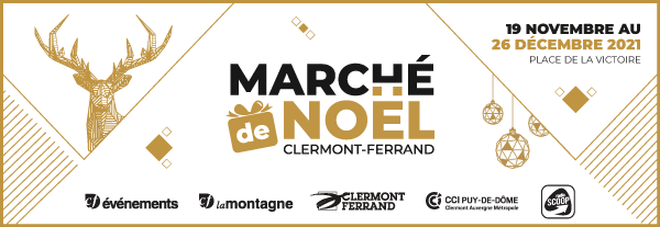 Affiche Marché de Noël de Clermont-Ferrand 2021
