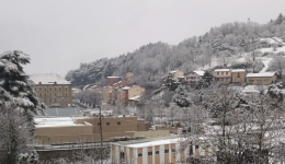 Tarare (Rhône) sous la neige