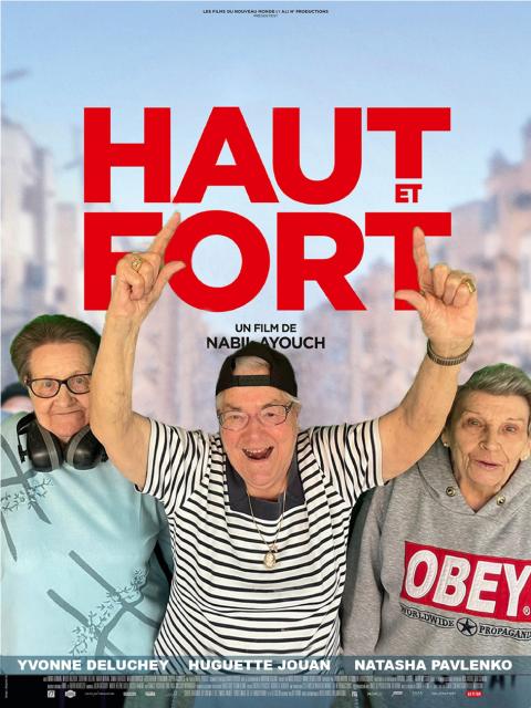 Des résidents d'Ehpad revisitent des affiches de film. © Villa Beausoleil