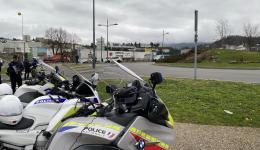 Un contrôle de police