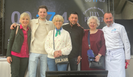Le jury du Concours du Meilleur Flan Pâtissier, le 10 avril 2023