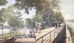 Le projet de transformation de la rive droite du Rhône