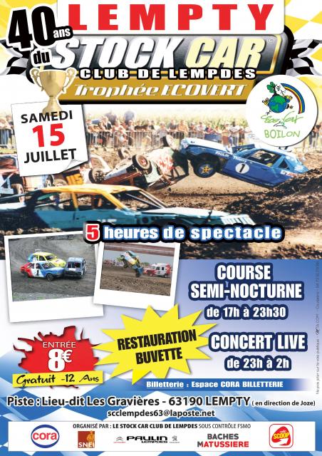 40 ans du Lempty Stock Car, Club de Lempdes, Trophée Ecovert