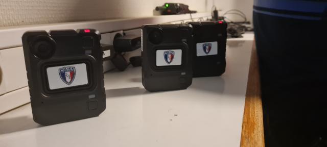 Les caméras piétons de la Ville de Lyon. © Radio Scoop