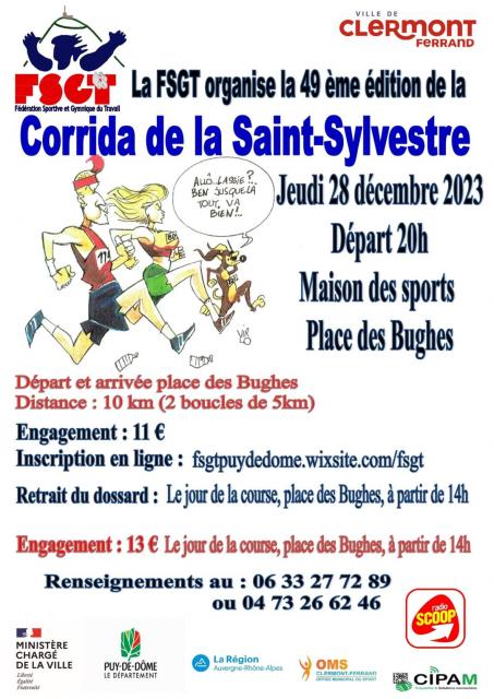 Course de la Corrida de la Saint-Sylvestre